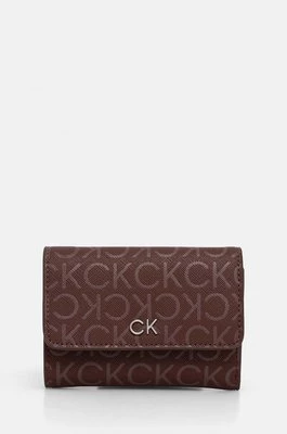 Calvin Klein portfel damski kolor brązowy K60K612684