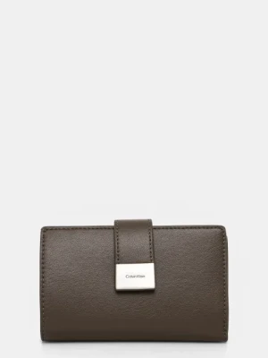 Calvin Klein portfel damski kolor brązowy K60K612961