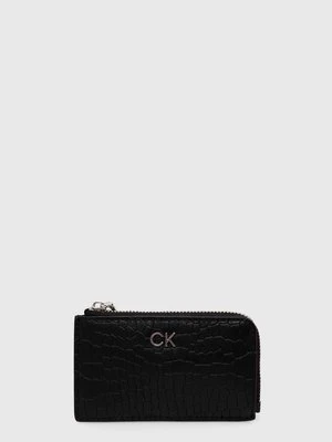 Calvin Klein portfel damski kolor czarny K60K612191