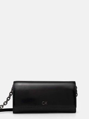 Calvin Klein portfel damski kolor czarny K60K612423