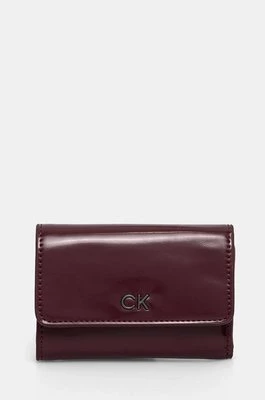 Calvin Klein portfel damski kolor fioletowy K60K612425