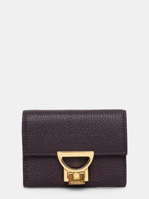 Calvin Klein portfel damski kolor fioletowy LV04F1083G