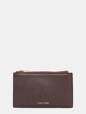 Calvin Klein portfel damski kolor fioletowy LV04F1090G