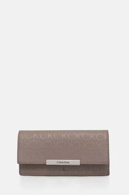 Calvin Klein portfel damski kolor szary K60K612444