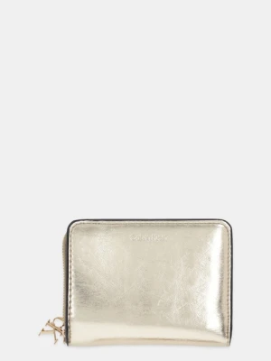 Calvin Klein portfel damski kolor złoty LV04F1103G