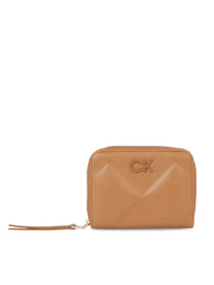 Calvin Klein Portfel damski Re-Lock Quilt Za Wallet Md K60K610785 Brązowy