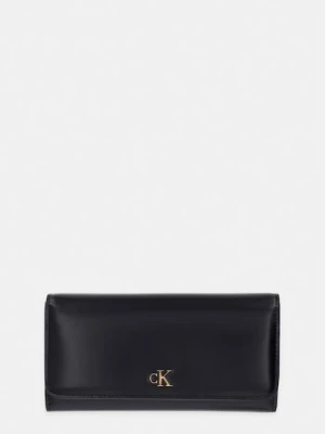 Calvin Klein portfel damski skórzany czarny
