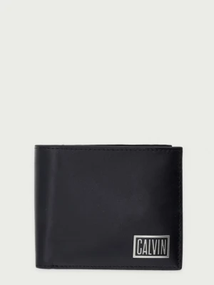 Calvin Klein portfel damski skórzany czarny