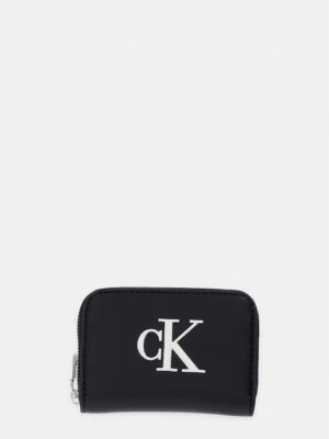Calvin Klein portfel damski z imitacji skóry czarny
