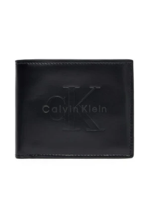 Calvin Klein Portfel męski Bold Billfold W/Coin LV04D1156G Czarny