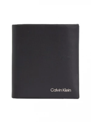 Calvin Klein Portfel męski Ck Concise Trifold 6Cc W/Coin K50K510593 Czarny