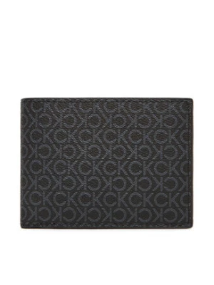 Calvin Klein Portfel męski Ck Must Mono Comp Trifold W Coin LV04D1040G Czarny