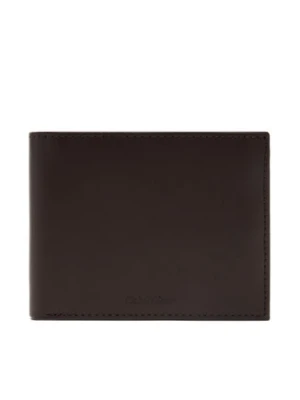 Calvin Klein Portfel męski Ck Premium Trifold 10Cc W/Coin K50K512849 Brązowy