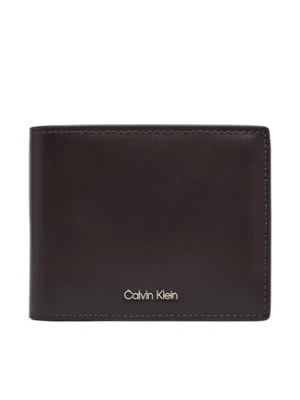 Calvin Klein Portfel Raised Billfold W/ Coin LV04D1163G Brązowy