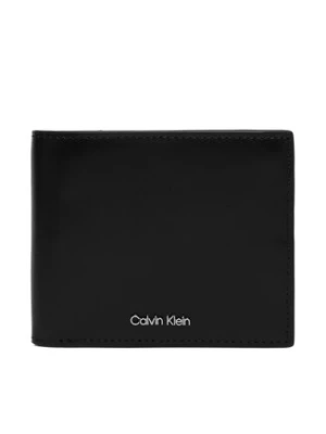 Calvin Klein Portfel Raised Ew Bill Fold W/ Coin LV04D1163G Czarny
