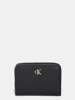 Calvin Klein portfel skórzany damski kolor czarny LV04F1064G