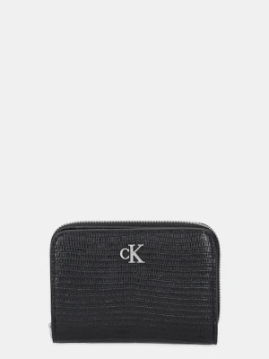 Calvin Klein portfel skórzany damski kolor czarny LV04F1067G