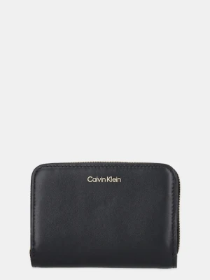 Calvin Klein portfel skórzany damski kolor czarny LV04F1075G