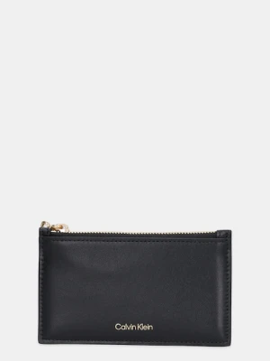 Calvin Klein portfel skórzany damski kolor czarny LV04F1076G