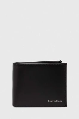 Calvin Klein portfel skórzany męski kolor czarny K50K512076