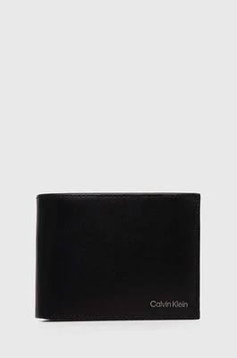 Calvin Klein portfel skórzany męski kolor czarny K50K512078