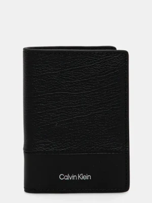 Calvin Klein portfel skórzany męski kolor czarny K50K512921