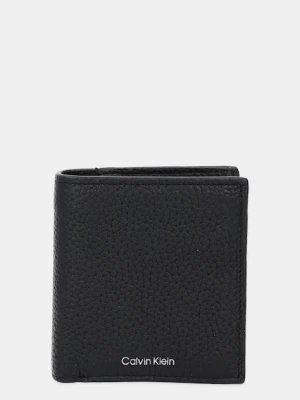 Calvin Klein portfel skórzany męski kolor czarny LV04D1027G
