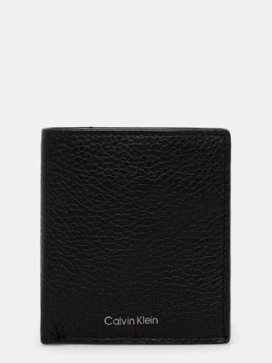 Calvin Klein portfel skórzany męski kolor czarny LV04D1029G