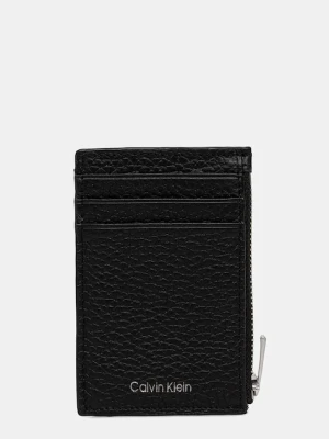 Calvin Klein portfel skórzany męski kolor czarny LV04D1030G