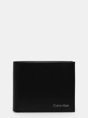 Calvin Klein portfel skórzany męski kolor czarny LV04D1103G