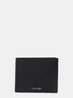 Calvin Klein portfel skórzany męski kolor czarny LV04D1138G