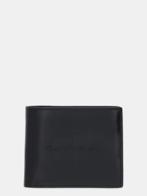 Calvin Klein portfel skórzany męski kolor czarny LV04D1156G