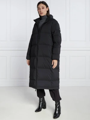 Calvin Klein Puchowy płaszcz czarny