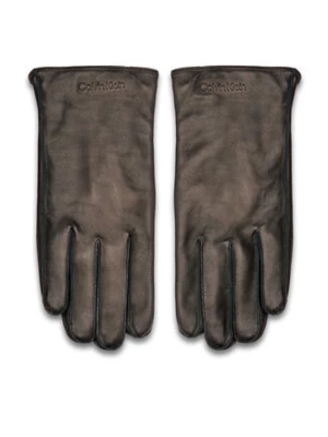 Calvin Klein Rękawiczki Męskie Stitched Leather Gloves K50K511015 Czarny