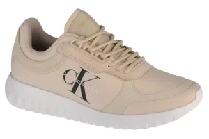 Calvin Klein Runner Laceup YW0YW00466-AEO, Damskie, Beżowe, buty sneakers, tkanina, rozmiar: 37