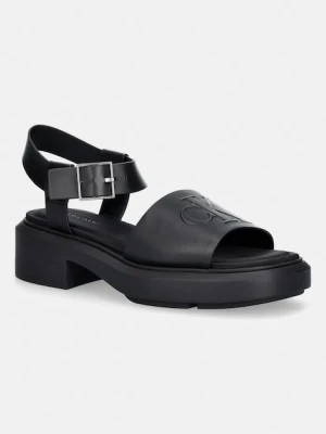 Calvin Klein sandały damskie CHUNKY SANDAL LTH MG