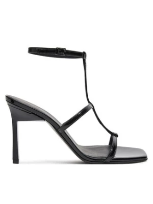 Calvin Klein Sandały Heel Gladi Sandal 90 Pat HW0HW02312 Czarny