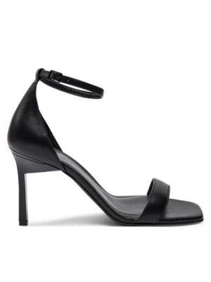 Calvin Klein Sandały Heel Sandal 90 Lth HW0HW01944 Czarny