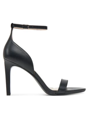 Calvin Klein Sandały Heel Sandal 90 - Lth HW0HW02337 Czarny