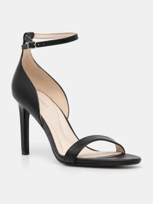 Calvin Klein sandały HEEL SANDAL 90 - LTH kolor czarny HW0HW02337