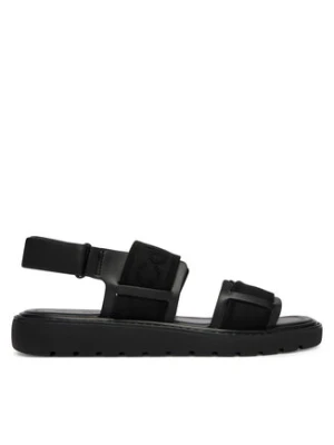 Calvin Klein Sandały Sq Molded Sandal Webb HW0HW02872 Czarny