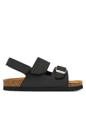 Calvin Klein Sandały Velcro V3X2-83328-0315 S Czarny