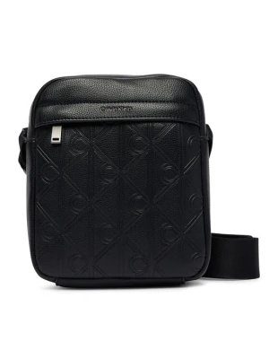 Calvin Klein Saszetka Emblem Aop Deboss Reporter LV04D3562G Czarny