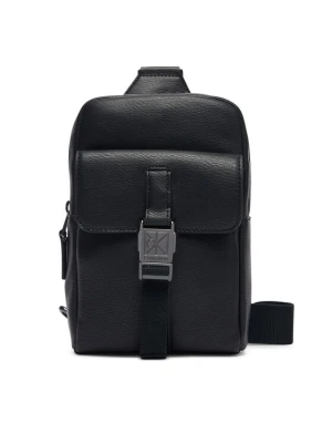 Calvin Klein Saszetka Emblem Hw Sling LV04D3507G Czarny