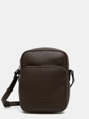 Calvin Klein saszetka kolor brązowy LV04D3076G