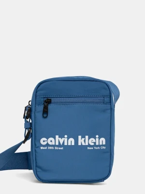 Calvin Klein saszetka kolor niebieski LV04G3180G