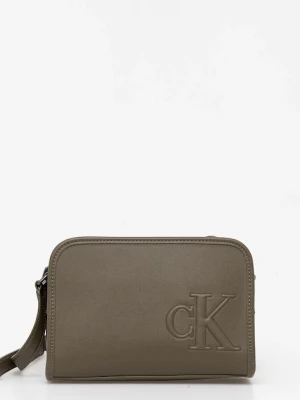 Calvin Klein saszetka kolor zielony LV04G3159G