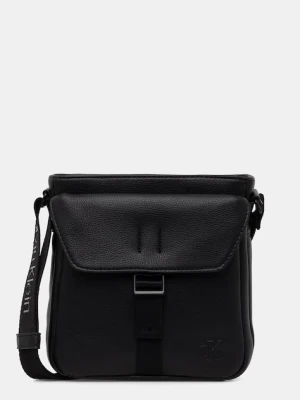 Calvin Klein saszetka męska z imitacji skóry czarny
