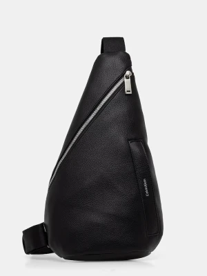 Calvin Klein saszetka męska z imitacji skóry czarny