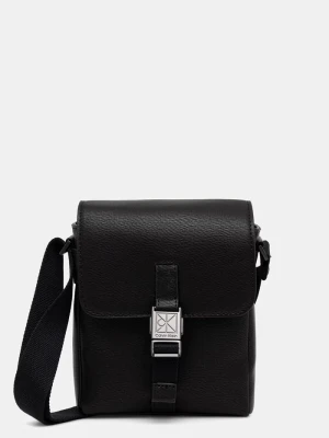 Calvin Klein saszetka męska z imitacji skóry czarny